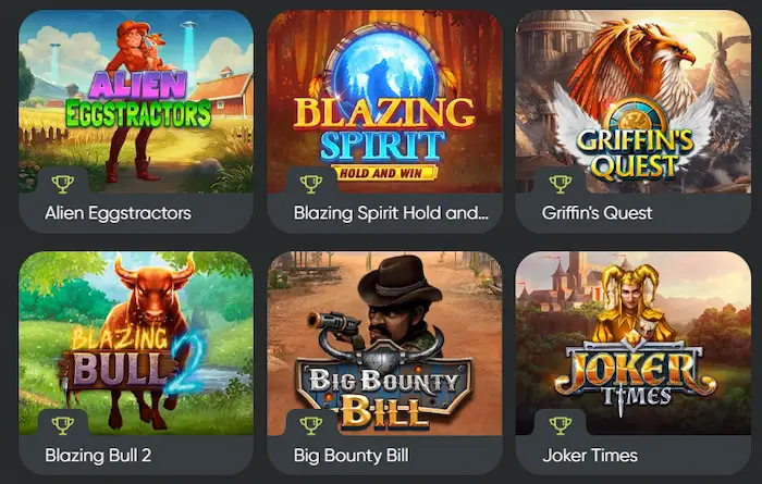 Fresh Casino Spielübersicht